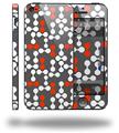Locknodes 04 Red - Decal Style Vinyl Skin (fits Apple Original iPhone 5, NOT the iPhone 5C or 5S)