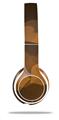 Skin Decal Wrap compatible with Beats Solo 2 WIRED Headphones Bokeh Hearts Orange (HEADPHONES NOT INCLUDED)