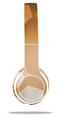 Skin Decal Wrap compatible with Beats Solo 2 WIRED Headphones Bokeh Hex Orange (HEADPHONES NOT INCLUDED)