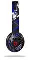 Skin Decal Wrap compatible with Beats Solo 2 WIRED Headphones Baja 0003 Royal Blue (HEADPHONES NOT INCLUDED)