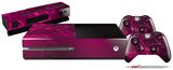 Bokeh Music Hot Pink - Holiday Bundle Decal Style Skin fits XBOX One Console Original, Kinect and 2 Controllers (XBOX SYSTEM NOT INCLUDED)