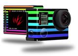 Stripes Rainbow - Decal Style Skin fits GoPro Hero 4 Silver Camera (GOPRO SOLD SEPARATELY)
