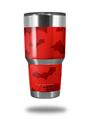 Skin Decal Wrap for Yeti Tumbler Rambler 30 oz Deathrock Bats Red (TUMBLER NOT INCLUDED)