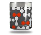 Skin Decal Wrap for Yeti Rambler Lowball - Locknodes 04 Red