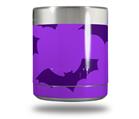 Skin Decal Wrap for Yeti Rambler Lowball - Deathrock Bats Purple