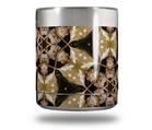 Skin Decal Wrap for Yeti Rambler Lowball - Leave Pattern 1 Brown