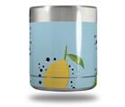 Skin Decal Wrap for Yeti Rambler Lowball - Lemon Blue