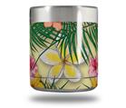 Skin Decal Wrap for Yeti Rambler Lowball - Beach Flowers 02 Yellow Sunshine