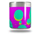 Skin Decal Wrap for Yeti Rambler Lowball - Drip Teal Pink Yellow