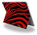 Zebra Red - Decal Style Vinyl Skin (fits Microsoft Surface Pro 4)