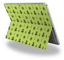 Nautical Anchors Away 02 Sage Green - Decal Style Vinyl Skin fits Microsoft Surface Pro 4 (SURFACE NOT INCLUDED)