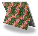 Famingos and Flowers Pink - Decal Style Vinyl Skin fits Microsoft Surface Pro 4 (SURFACE NOT INCLUDED)