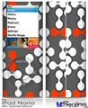 iPod Nano 4G Skin - Locknodes 04 Red