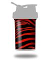 Decal Style Skin Wrap works with Blender Bottle 22oz ProStak Zebra Red (BOTTLE NOT INCLUDED)