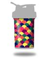 Decal Style Skin Wrap works with Blender Bottle 22oz ProStak Brushed Cirlces Multi Dark (BOTTLE NOT INCLUDED)