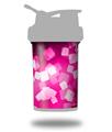 Decal Style Skin Wrap works with Blender Bottle 22oz ProStak Bokeh Squared Hot Pink (BOTTLE NOT INCLUDED)