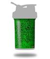 Decal Style Skin Wrap works with Blender Bottle 22oz ProStak Folder Doodles Green (BOTTLE NOT INCLUDED)