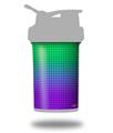 Decal Style Skin Wrap works with Blender Bottle 22oz ProStak Faded Dots Purple Green (BOTTLE NOT INCLUDED)