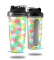 Decal Style Skin Wrap works with Blender Bottle 28oz Brushed Cirlces Multi Light (BOTTLE NOT INCLUDED)
