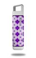 Skin Decal Wrap for Clean Bottle Square Titan Plastic 25oz Boxed Purple (BOTTLE NOT INCLUDED)