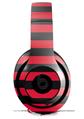 WraptorSkinz Skin Decal Wrap compatible with Beats Studio 2 and 3 Wired and Wireless Headphones Stripes Red Skin Only (HEADPHONES NOT INCLUDED)