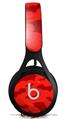 WraptorSkinz Skin Decal Wrap compatible with Beats EP Headphones Deathrock Bats Red Skin Only HEADPHONES NOT INCLUDED