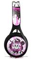 WraptorSkinz Skin Decal Wrap compatible with Beats EP Headphones Cartoon Skull Pink Skin Only HEADPHONES NOT INCLUDED