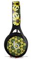 WraptorSkinz Skin Decal Wrap compatible with Beats EP Headphones Daisies Yellow Skin Only HEADPHONES NOT INCLUDED