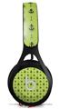WraptorSkinz Skin Decal Wrap compatible with Beats EP Headphones Nautical Anchors Away 02 Sage Green Skin Only HEADPHONES NOT INCLUDED