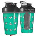 Decal Style Skin Wrap works with Blender Bottle 20oz Paper Planes Turquoise (BOTTLE NOT INCLUDED)