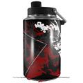 Skin Decal Wrap for Yeti 1 Gallon Jug Baja 0003 Red Dark - JUG NOT INCLUDED by WraptorSkinz