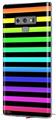 Decal style Skin Wrap compatible with Samsung Galaxy Note 9 Stripes Rainbow