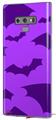 Decal style Skin Wrap compatible with Samsung Galaxy Note 9 Deathrock Bats Purple