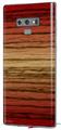 Decal style Skin Wrap compatible with Samsung Galaxy Note 9 Exotic Wood Zebra Wood Burst Fire Red