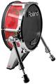 Skin Wrap works with Roland vDrum Shell KD-140 Kick Bass Drum Crabs and Shells Coral (DRUM NOT INCLUDED)