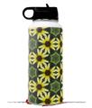 Skin Wrap Decal compatible with Hydro Flask Wide Mouth Bottle 32oz Daisies Yellow (BOTTLE NOT INCLUDED)