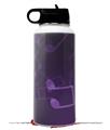 Skin Wrap Decal compatible with Hydro Flask Wide Mouth Bottle 32oz Bokeh Music Purple (BOTTLE NOT INCLUDED)