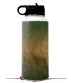 Skin Wrap Decal compatible with Hydro Flask Wide Mouth Bottle 32oz Exotic Wood White Oak Burl Burst Tropical Green (BOTTLE NOT INCLUDED)