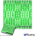 Decal Skin compatible with Sony PS3 Slim Skull And Crossbones Pattern Green