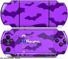 Sony PSP 3000 Skin - Deathrock Bats Purple