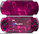 Sony PSP 3000 Skin - Bokeh Music Hot Pink