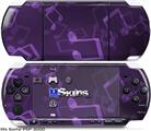 Sony PSP 3000 Skin - Bokeh Music Purple