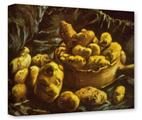 Gallery Wrapped 11x14x1.5  Canvas Art - Vincent Van Gogh Earthen Bowls