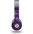WraptorSkinz Skin Decal Wrap compatible with Beats Solo HD (Original) Bokeh Music Purple (HEADPHONES NOT INCLUDED)