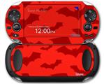Deathrock Bats Red - Decal Style Skin fits Sony PS Vita