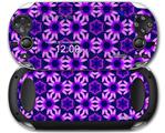 Daisies Purple - Decal Style Skin fits Sony PS Vita