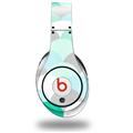 WraptorSkinz Skin Decal Wrap compatible with Beats Studio (Original) Headphones Brushed Circles Seafoam Skin Only (HEADPHONES NOT INCLUDED)