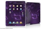 iPad Skin - Bokeh Music Purple (fits iPad2 and iPad3)