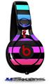 WraptorSkinz Skin Decal Wrap compatible with Beats Mixr Headphones Stripes Rainbow Skin Only (HEADPHONES NOT INCLUDED)