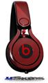WraptorSkinz Skin Decal Wrap compatible with Beats Mixr Headphones VintageID 25 Red Skin Only (HEADPHONES NOT INCLUDED)